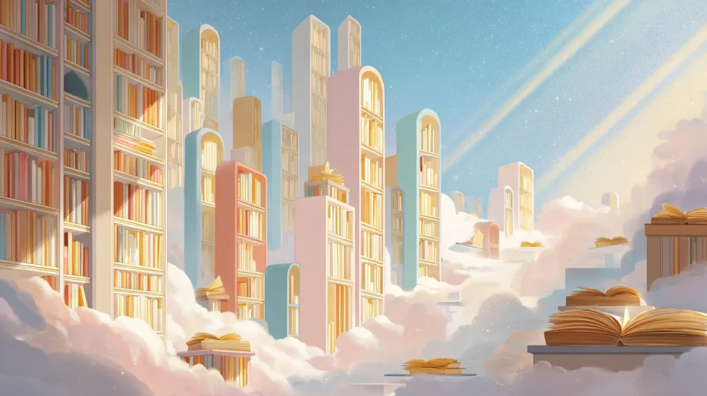 library in the clouds